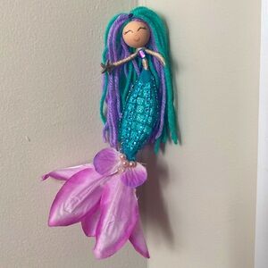 Handmade Mermaid Ornament - Enchanting Coastal Decor!